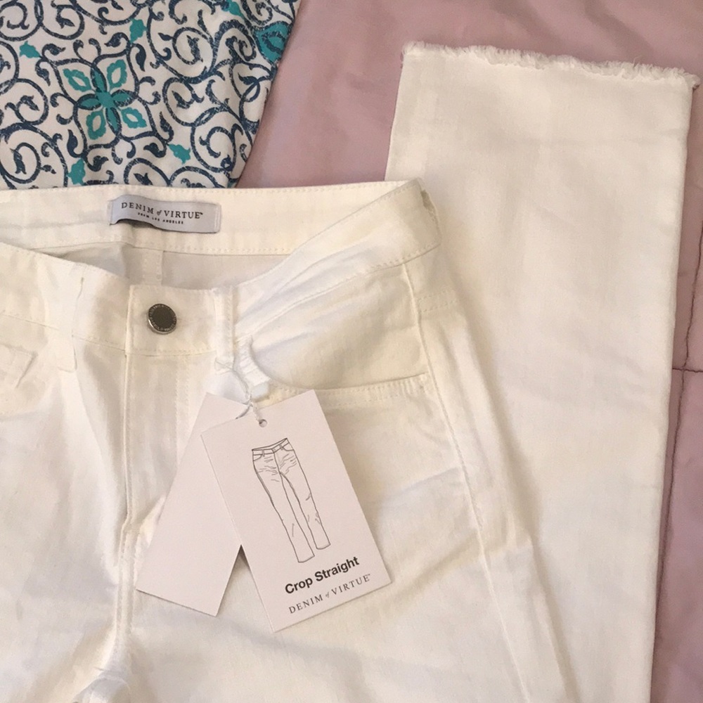 Crop Straight Denim